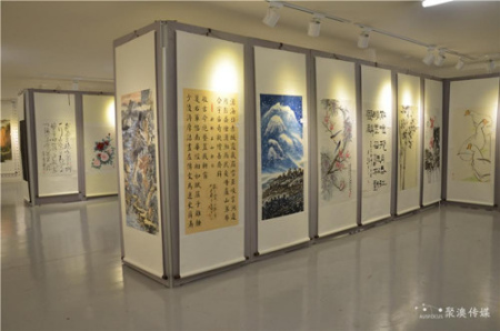 部分作品展,。(澳洲聚澳國際傳媒集團(tuán) 資料圖)