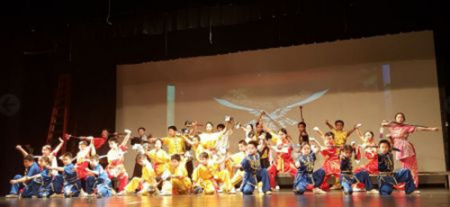 飛鷹功夫?qū)W院的武術(shù)表演 飛鷹功夫?qū)W院的武術(shù)表演
