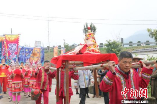 浙江蓮都畬家嘉年華歡鬧三月三 蓮都區(qū)委宣傳部 攝