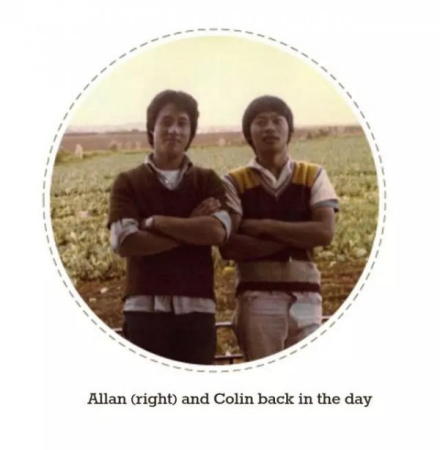 年輕時候的Allan(右)和Colin（新西蘭先驅(qū)報中文網(wǎng)）