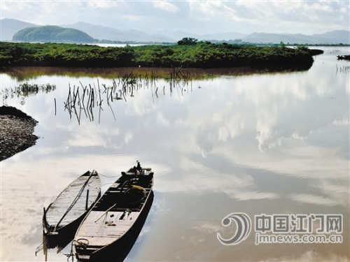 紅樹林邊上的灘涂,。 梁國凡 攝 紅樹林邊上的灘涂,。 梁國凡 攝