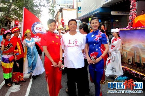 2014年，澳大利亞上海同鄉(xiāng)會(huì)組織方陣參與悉尼中國(guó)新年大游行,。