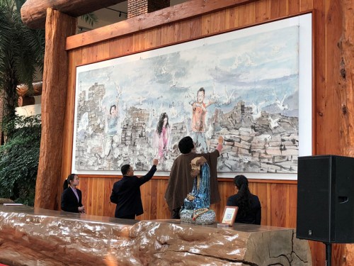 “托起和平臂膀 放飛和平夢想”簽名現(xiàn)場 “托起和平臂膀 放飛和平夢想”簽名現(xiàn)場