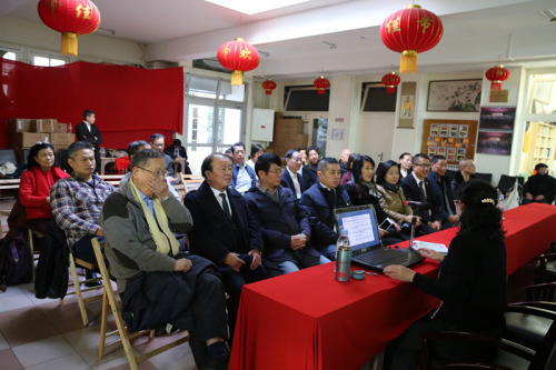 中醫(yī)藥講座現(xiàn)場,吸引了眾多僑胞前來,。(法國《歐洲時報》/孔帆 攝) 中醫(yī)藥講座現(xiàn)場,,吸引了眾多僑胞前來,。(法國《歐洲時報》/孔帆 攝)
