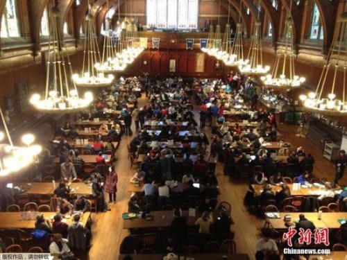 資料圖: 圖為哈佛大學(xué)校園,。 資料圖: 圖為哈佛大學(xué)校園。