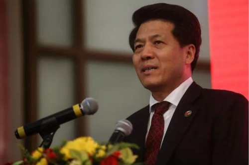 李輝大使致辭,。 李輝大使致辭,。