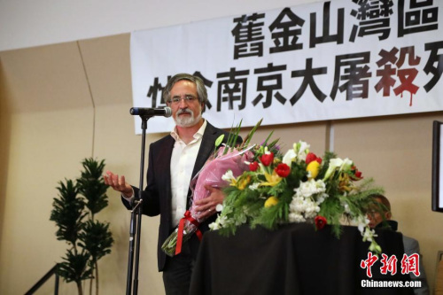圖為舊金山猶太裔市議員阿倫·佩斯金。<a target='_blank' >中新社</a>記者 劉丹 攝 圖為舊金山猶太裔市議員阿倫·佩斯金,。<a target='_blank' >中新社</a>記者 劉丹 攝