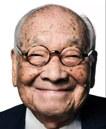 100歲的貝聿銘 《紐約》雜志攝影師Bobby Doherty2017年4月7日攝于紐約 100歲的貝聿銘 《紐約》雜志攝影師Bobby Doherty2017年4月7日攝于紐約