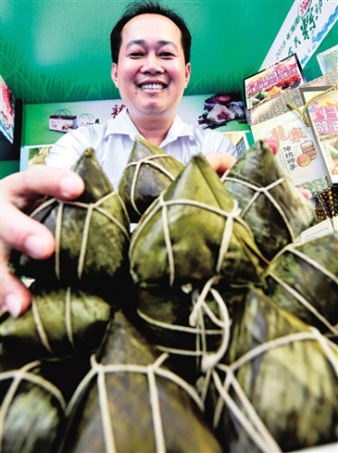 香噴噴的粽子讓人垂涎欲滴,。