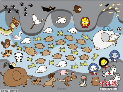 球隊(duì)獲救后,,泰國(guó)網(wǎng)友手繪了一張愛(ài)心滿滿的圖像:13只小野豬在各種各樣的小動(dòng)物的保護(hù)下,,從滿是積水的隧道中向前游去。這支名為“野豬”的足球隊(duì),,正是靠外界各類人士的幫助,,才得以脫困,迎來(lái)獲救的機(jī)會(huì),。 球隊(duì)獲救后,泰國(guó)網(wǎng)友手繪了一張愛(ài)心滿滿的圖像:13只小野豬在各種各樣的小動(dòng)物的保護(hù)下,,從滿是積水的隧道中向前游去,。這支名為“野豬”的足球隊(duì),正是靠外界各類人士的幫助,,才得以脫困,,迎來(lái)獲救的機(jī)會(huì)。