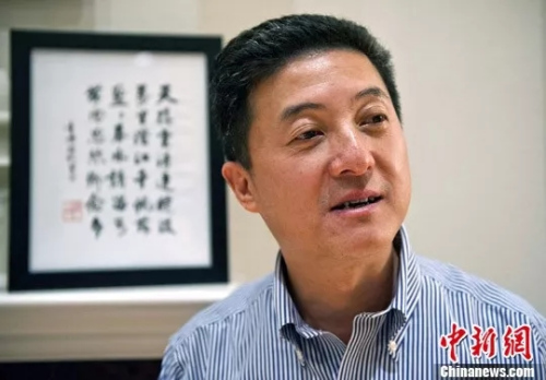 張首晟。陳鋼 攝 張首晟,。陳鋼 攝
