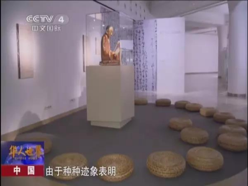 祖師像在匈牙利展出,。視頻截圖