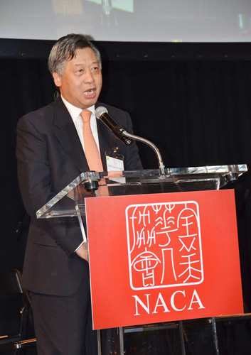 李強(qiáng)民總領(lǐng)事致詞。 李強(qiáng)民總領(lǐng)事致詞,。