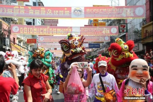 　資料圖。泰國曼谷唐人街,。