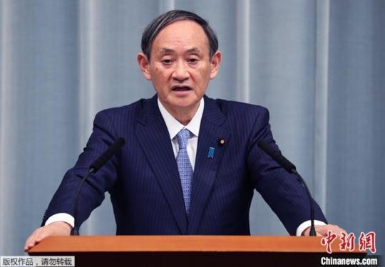 資料圖為日本內(nèi)閣官房長官菅義偉,。