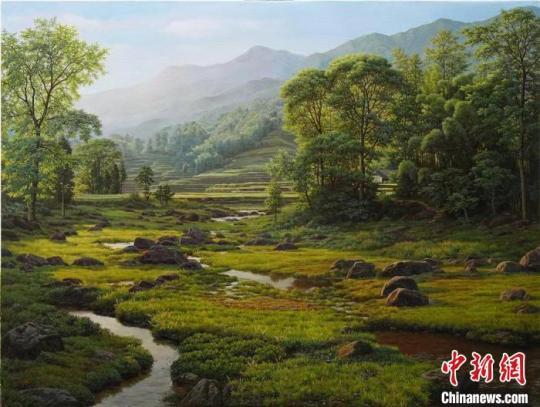王海暉(中國)的《清韻》獲紐約藝術(shù)學(xué)院獎,。　主辦方供圖