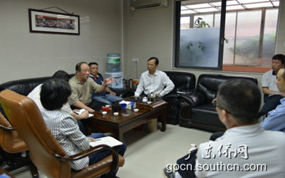 吳銳成主任與粵僑公司負責人座談