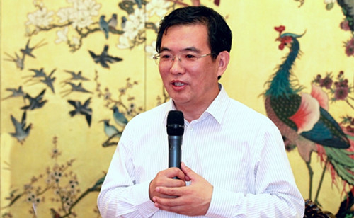 中國(guó)僑網(wǎng)北京市政府僑辦主任劉春鋒講話。
