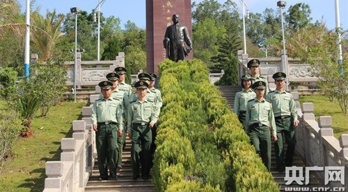 南洋華僑機(jī)工回國(guó)抗戰(zhàn)紀(jì)念碑(央廣網(wǎng)