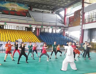 中國(guó)僑網(wǎng)圖為華裔少年學(xué)習(xí)少林拳,。