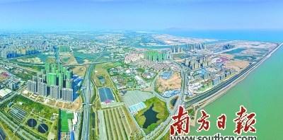 中國僑網(wǎng)圖為汕頭華僑試驗區(qū)東海岸新城全景。汕頭市海洋與漁業(yè)局供圖