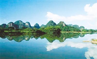 中國僑網(wǎng)圖為桂林漓江風(fēng)光,。(資料圖片)