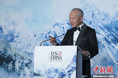 中國僑網(wǎng)資料圖:中國駐美大使崔天凱。中新社記者 廖攀 攝