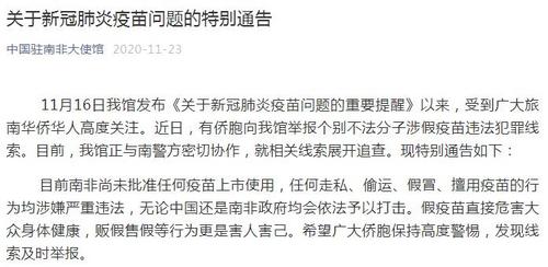 中國僑網(wǎng)圖片來源:中國駐南非大使館微信公眾號(hào)截圖