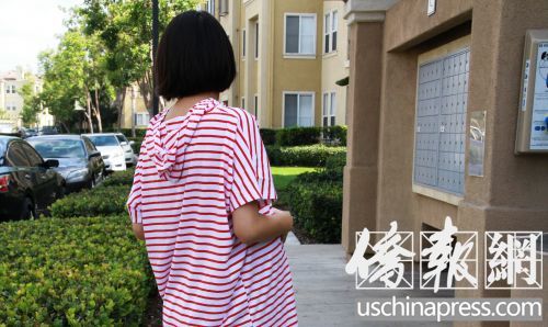 中國僑網在美待產的這位年輕準媽媽感覺被騙,,試圖維護自身權益,。(美國《僑報》/邱晨 攝)