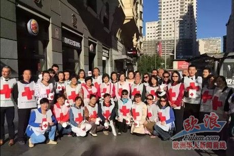 志愿者大合影,。(西班牙歐浪網(wǎng))