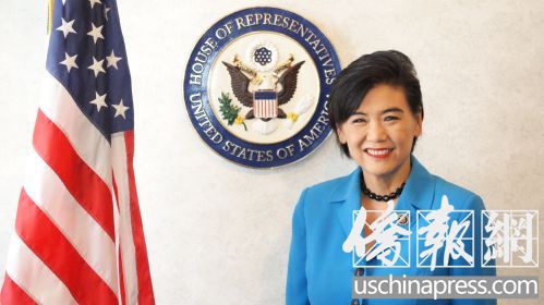 美國(guó)國(guó)會(huì)首位華裔女議員趙美心的從政之路從蒙市開(kāi)始,。(美國(guó)《僑報(bào)》/章寧