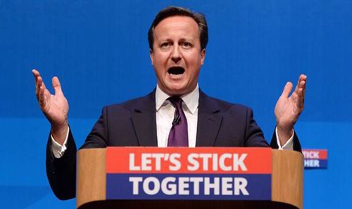英國首相卡梅倫竭力呼吁英國民眾投票支持留歐(資料圖)