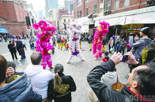 悉尼市政府對唐人街所在地禧市的湯姆斯大街進行了全面改造。(澳洲新快網(wǎng))