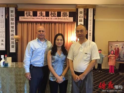 從左到右分別為艾爾波利,,艾米和蕭亞群。(美國《僑報(bào)》/林菁