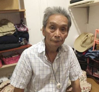 華裔老翁林勤勤走失一夜后安全返家,。(美國《僑報(bào)》/崔國萁