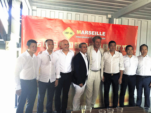 馬賽國際商貿(mào)城合作伙伴與副市長Didier