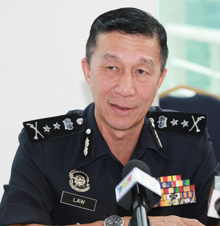 劉豐順是目前警隊中警階最高的華裔警官,。(馬來西亞《星洲日報》)