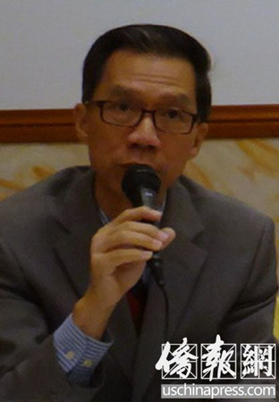 周本立不允許美國(guó)這個(gè)多族裔國(guó)家出現(xiàn)種族仇恨的言論,。(美國(guó)《僑報(bào)》/高睿