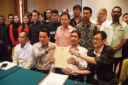 新政黨檳州前進(jìn)黨會上表明來屆大選將攻打檳州25個州席,。(馬來西亞《光華日報》)