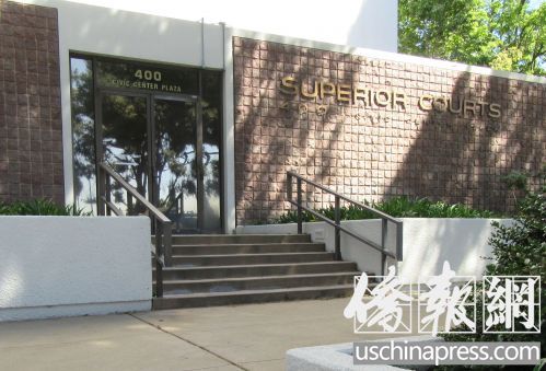 中國僑網(wǎng)泰裔嫌犯豪爾在波莫納高等法院首次過堂,。(僑報記者翁羽攝)
