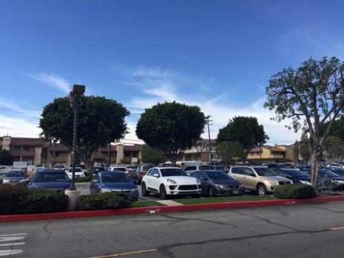 中國僑網(wǎng)亞凱迪亞Golden West街一處華人超市停車場29日早上,,一華裔男子在車內(nèi)毆打妻子,,經(jīng)路人報警后被捕。(美國《世界日報》)