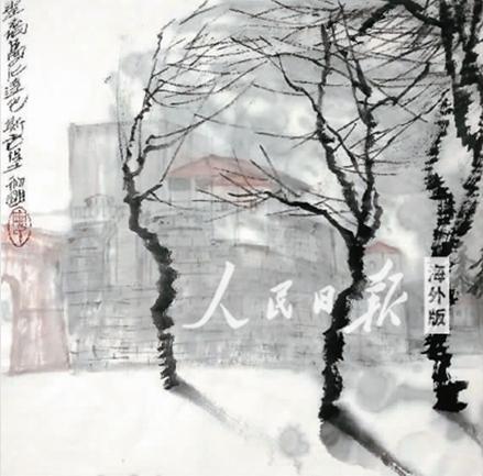 中國僑網(wǎng)佛羅倫薩風(fēng)景寫生 周利明作