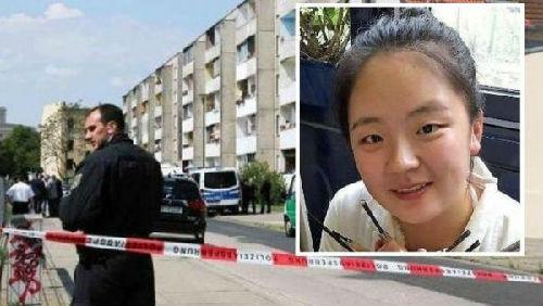 中國僑網資料圖片:中國留學生李洋潔在德遇害現場
