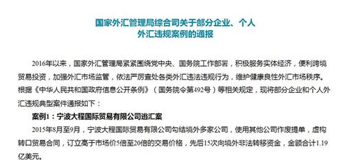 中國僑網(國家外匯管理局網站)