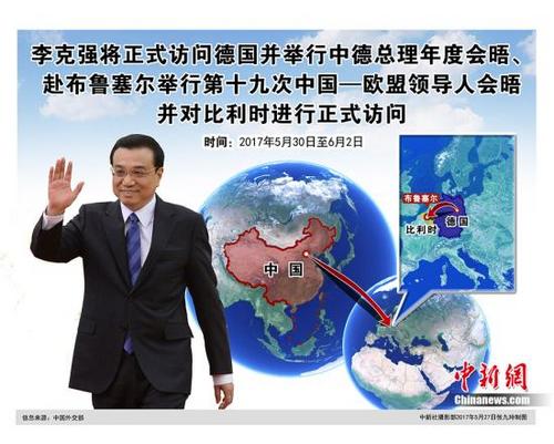 中國僑網(wǎng)應(yīng)德意志聯(lián)邦共和國總理安格拉·默克爾、比利時王國首相夏爾·米歇爾邀請并經(jīng)中歐雙方商定,,國務(wù)院總理李克強將于5月30日至6月2日正式訪問德國并舉行中德總理年度會晤,、赴布魯塞爾舉行第十九次中國—歐盟領(lǐng)導(dǎo)人會晤、對比利時進行正式訪問,。中新社記者 張九玲 作
