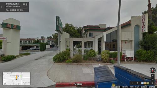 中國僑網(wǎng)阿罕布拉市山谷大道國賓大酒店2日晚發(fā)生搶劫殺人慘案。(美國《世界日報》)