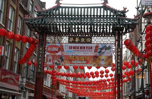 中國(guó)僑網(wǎng)英國(guó)倫敦唐人街臨近市中心,。(法國(guó)《歐洲時(shí)報(bào)》)