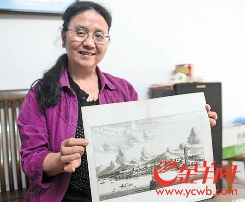 中國僑網(wǎng)招思虹今年回廣州,,又帶回一批淘來的歷史文物和文獻(xiàn),。(記者周巍 攝)