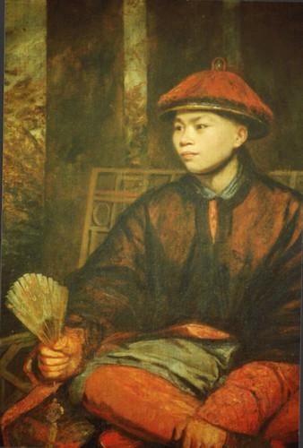 中國僑網(wǎng)英國著名畫家雷諾茨為黃亞東所作的油畫。(BBC中文網(wǎng))