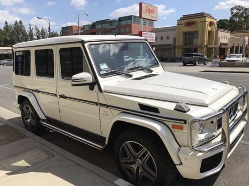 中國僑網(wǎng)冷小姐花費18萬余美元先租后買的奔馳G63豪車。(美國《世界日報》)